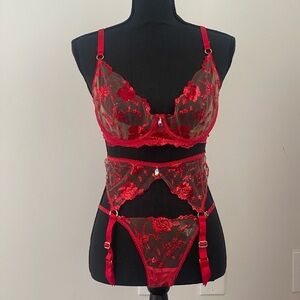 Honey Birdette Whitney Red, original release before sequins